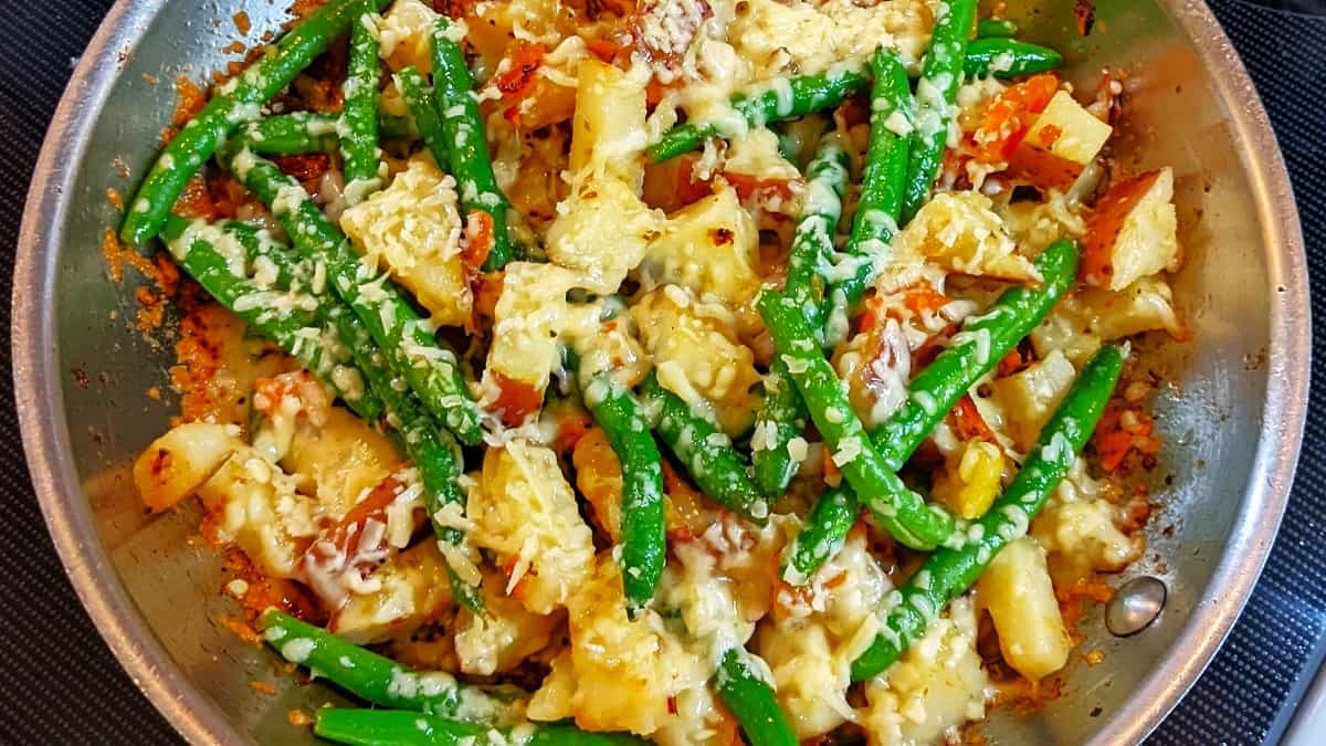 potatoes with green beans