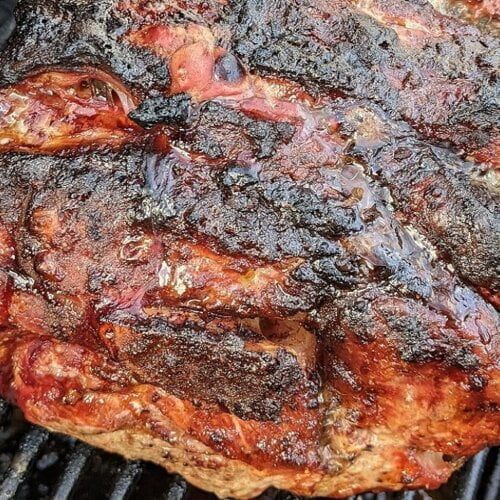 Pulled pork on grill main recipe