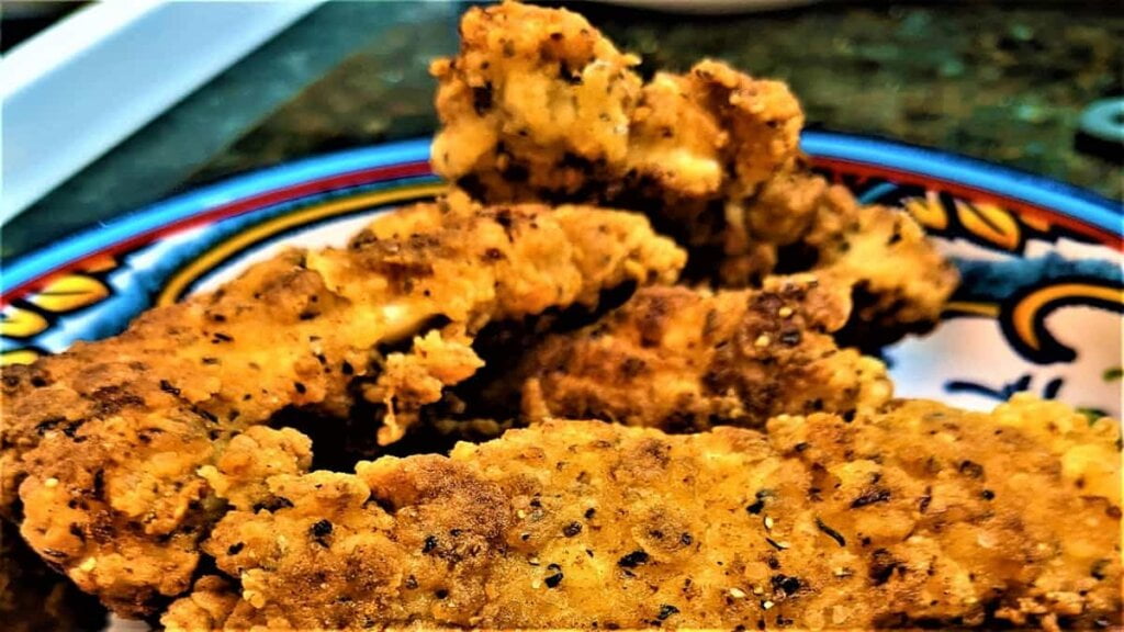 recipe for crispy fried chicken strips