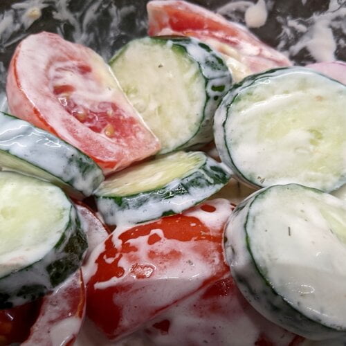 recipe for cucumber tomato salad