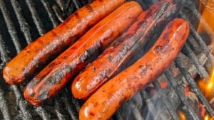 recipe for hot dogs on charcoal grill