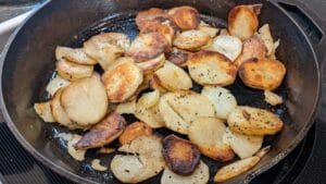 recipe for pan fried potato slices