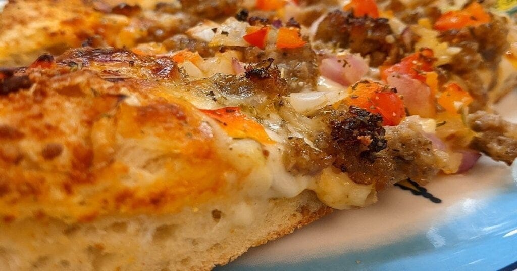Recipe for sausage pizza