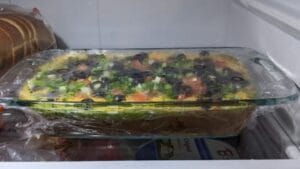 refrigerating 7 layer dip recipe before serving