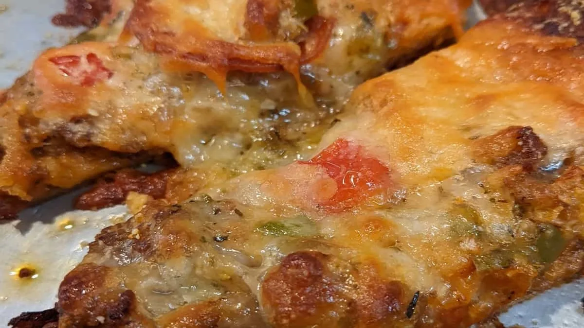 reheat pizza in an oven