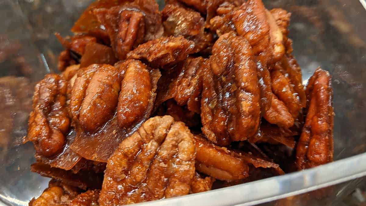 roasted pecans with honey