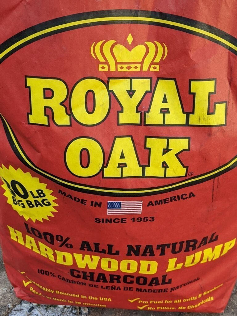 royal oak 30 lb bag hardwood lump ref briquettes vs lump charcoal