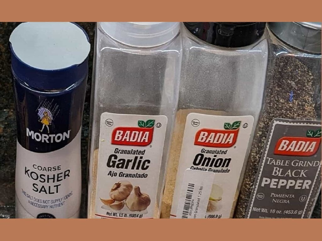 seasonings for frozen burgers on a grill