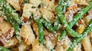 skillet recipe for potatoes and green beans