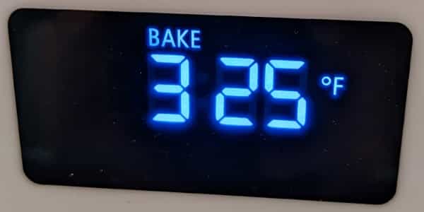 start baking refrigerated lasagna at 325f