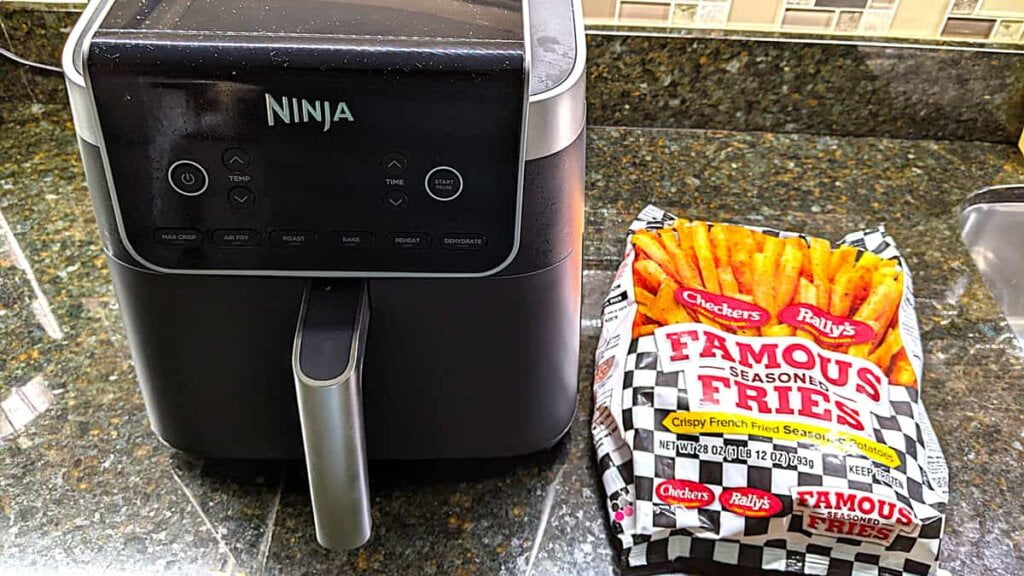 start with any standard bag of frozen french fries for your air fryer