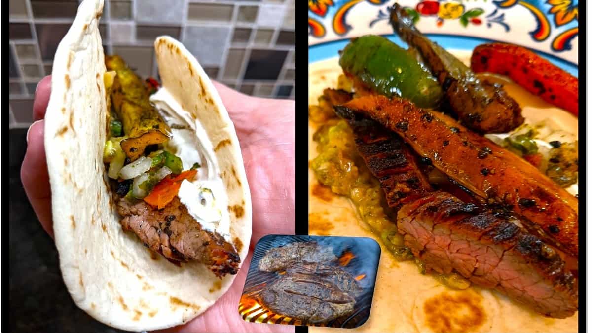 steak fajitas grill