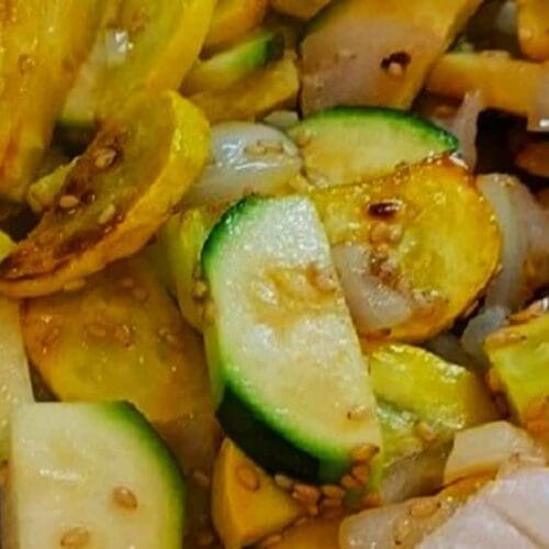 Stir Fry Zucchini and Yellow Squash Serve FAST in 10 Mins