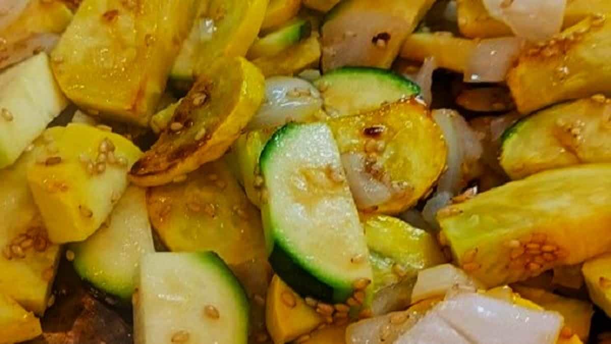 stir fry zucchini and yellow squash