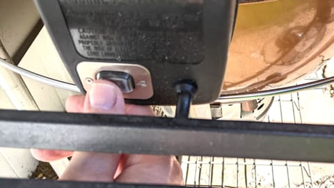 turn on rotisserie motor