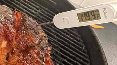 use a meat thermometer when you grill a spiral ham