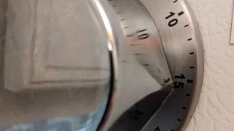 use a timer when warming up pizza in the oven