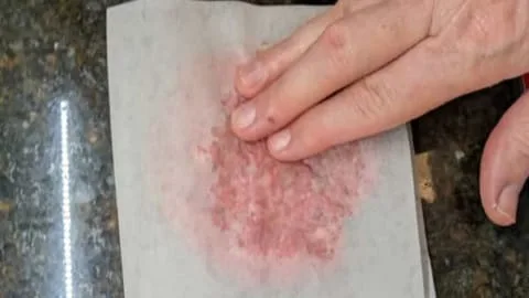 use hands or patty paper to flatten patty