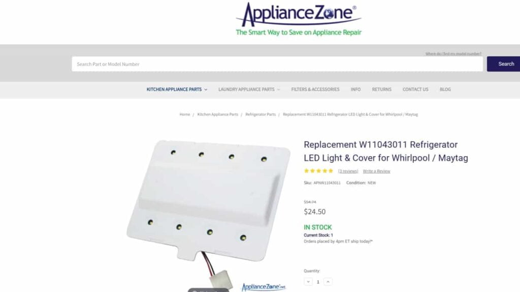 w1104301 from appliancezone