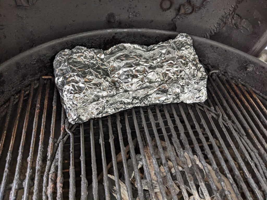 warming up dinner rolls on grill indirect heat