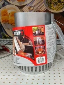 weber charcoal chimney starter front view weber charcoal chimney starter front view