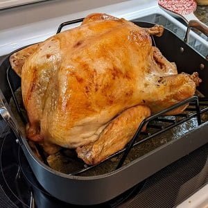 how much turkey per person determines what size turkey to buy for a roasting pan